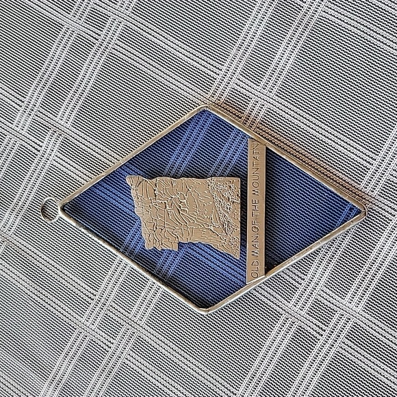 Old Man of the Mountain Suncatcher Stained Glass - Picture 1 of 4